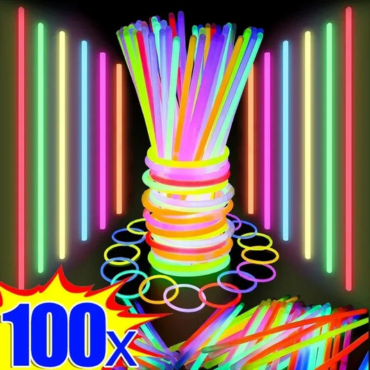 Glow Party Sticks - 100 delar